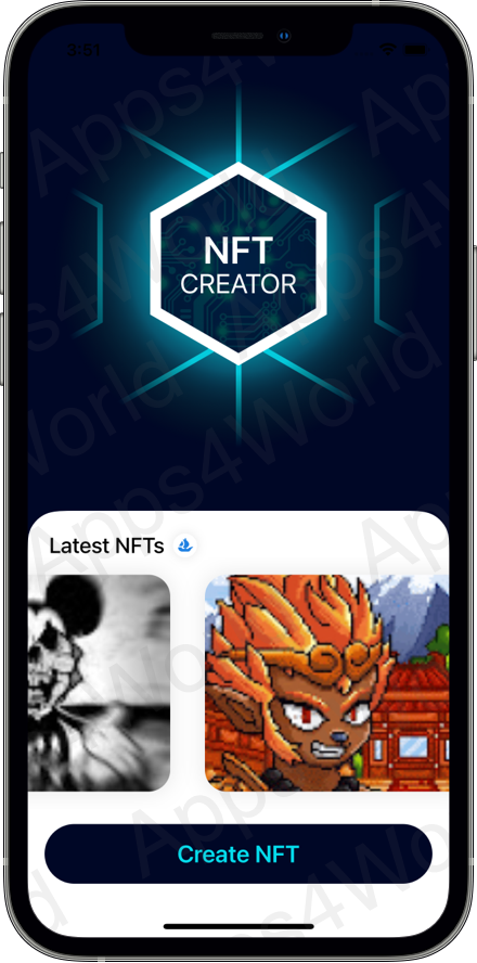 NFT Creator – SwiftUI NFT 艺术照片编辑器源代码