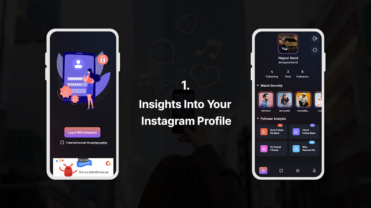 InstaGramzy – 带有追随者分析的多合一 Instagram 工具包源代码