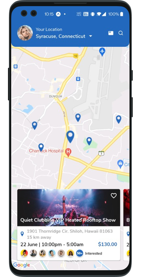活动应用程序 | DJ 应用程序 | Android + iOS 模板 | 反应原生 | 订票应用程序 | DJ门票源代码