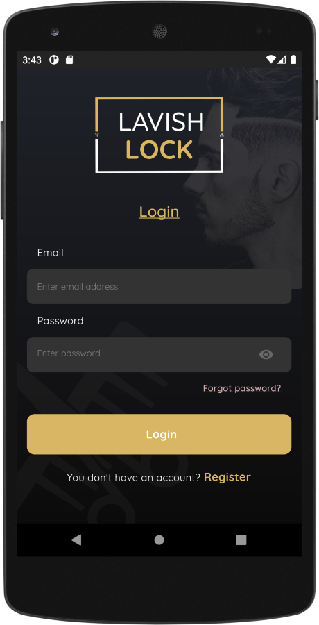 Lavish Lock – 用于沙龙预约的 Flutter App UI 工具包源代码