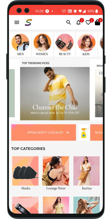 时尚电商 Android 应用 + 时尚电商 iOS 应用模板 React Native Stylo源代码