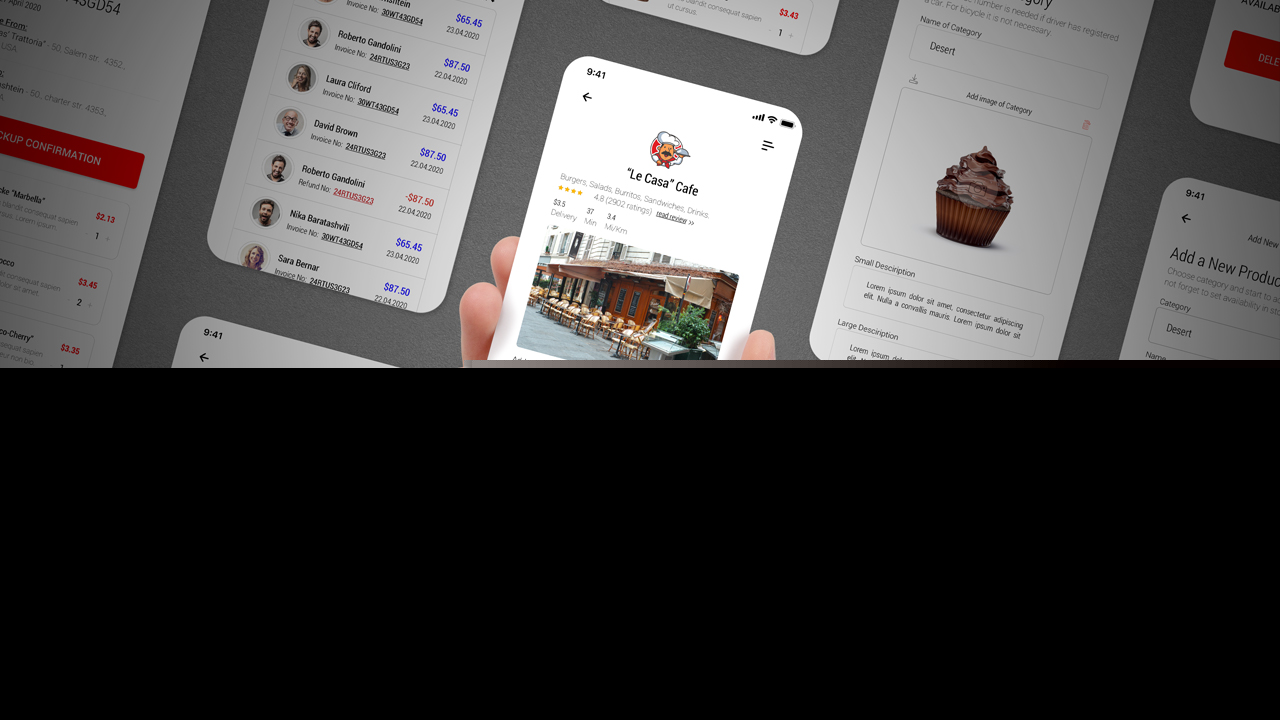 DobuleRest – 适用于 iOS 和 Android 的餐厅应用程序源代码