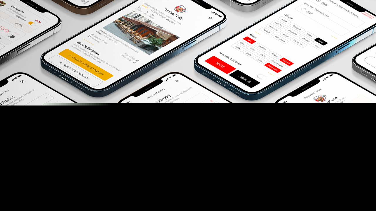 DobuleRest – 适用于 iOS 和 Android 的餐厅应用程序源代码