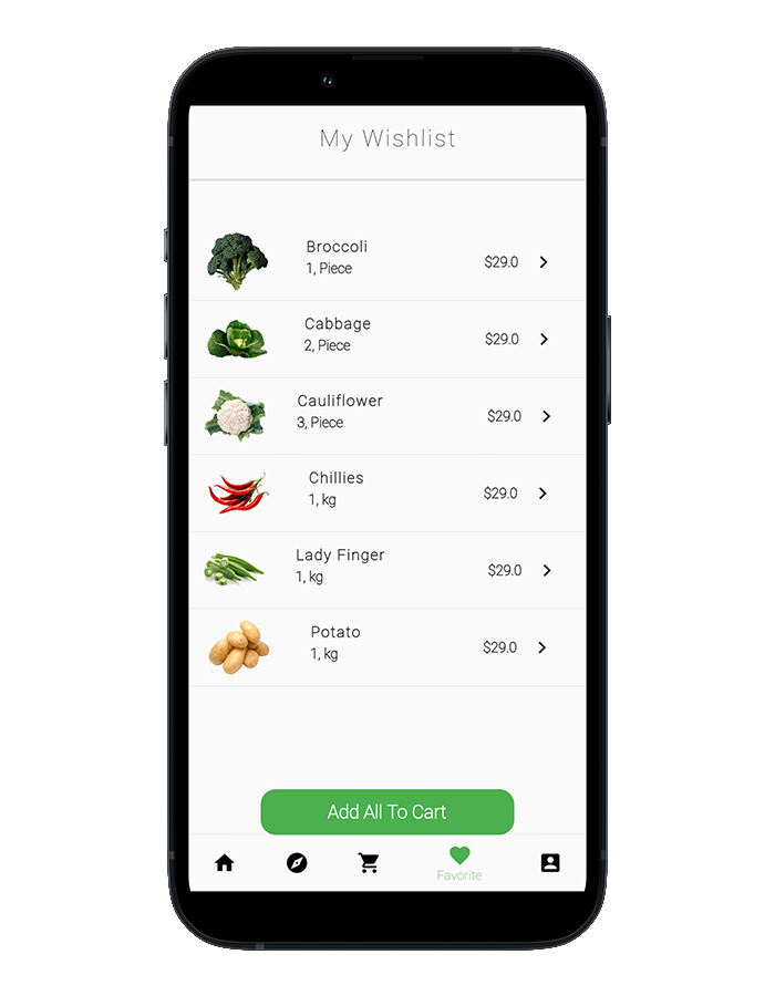用于有机杂货店的 Flutter 电子商务 UI 套件源代码