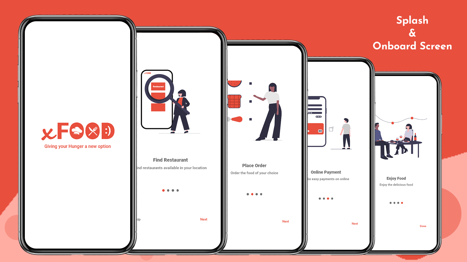 xFood – 在线食品配送 Flutter 应用程序 UI 套件源代码