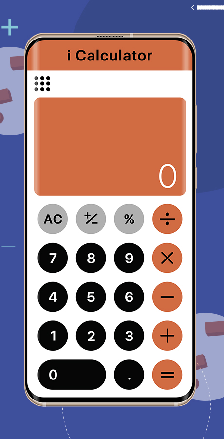iCalculator – 计算器 iOS 15 – iOS 风格计算器 – iPhone 计算器 – 最小计算器源代码