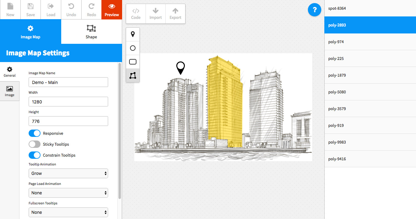 Image Map Pro – jQuery SVG 地图生成器源代码