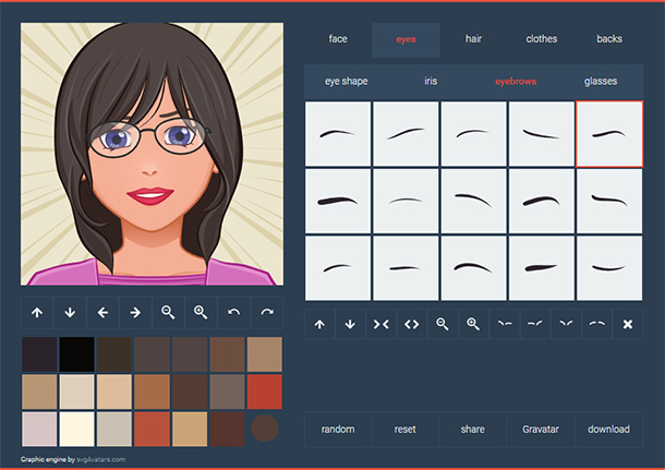 SVG 头像生成器 – jQuery 插件源代码