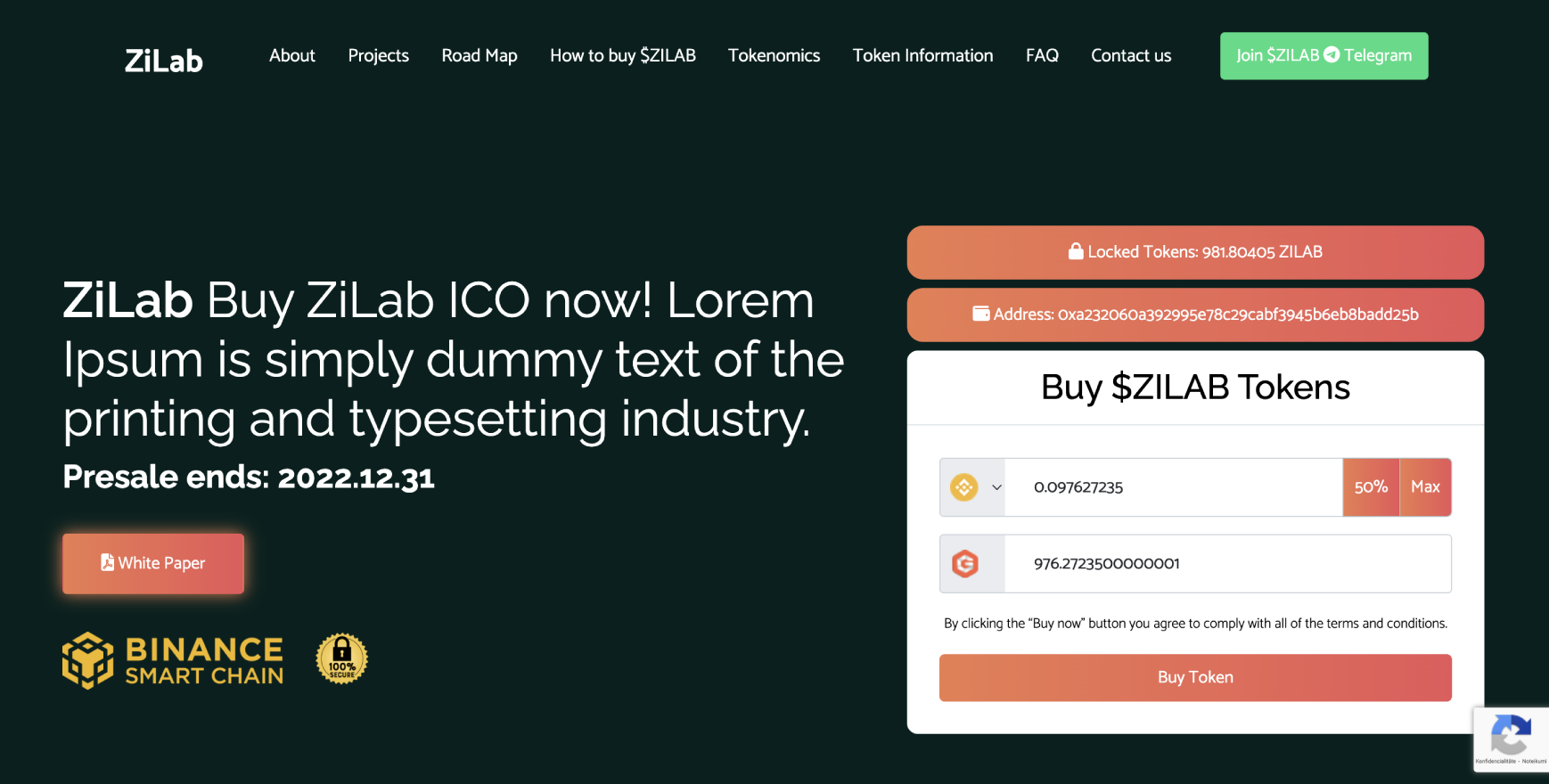 智实验室 | ICO 加密代币销售系统源代码