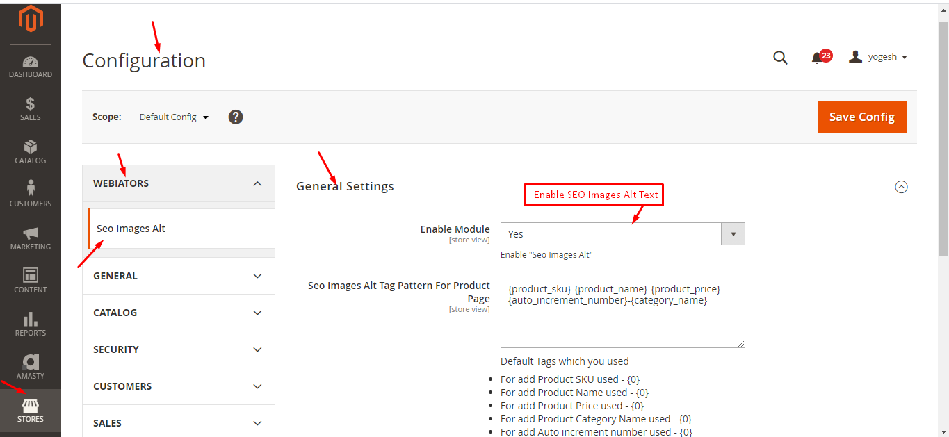 Magento 2 SEO 图片替代文本由 Webiators源代码