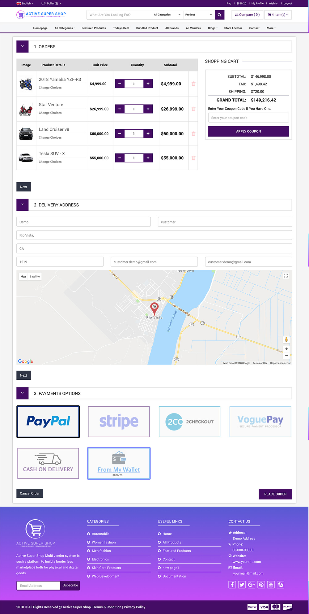 Active Super Shop 多供应商 CMS源代码