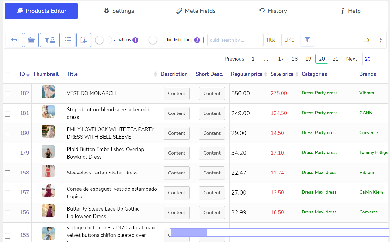 BEAR – WooCommerce 批量编辑器和专业产品经理源代码