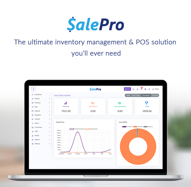SalePro – 带有 POS、HRM、会计的库存管理系统源代码