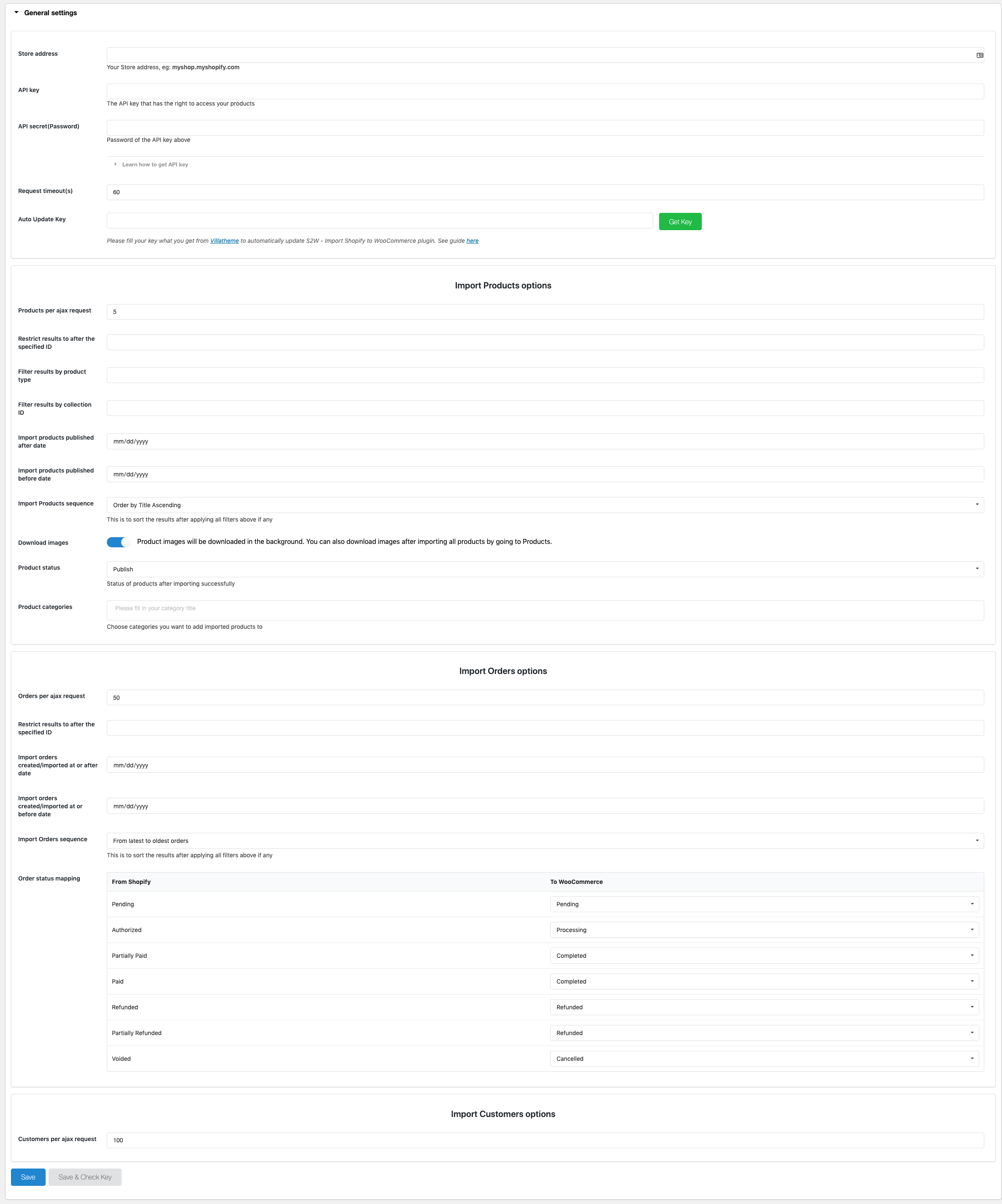 S2W – 将 Shopify 导入 WooCommerce – 将您的商店从 Shopify 迁移到 WooCommerce源代码