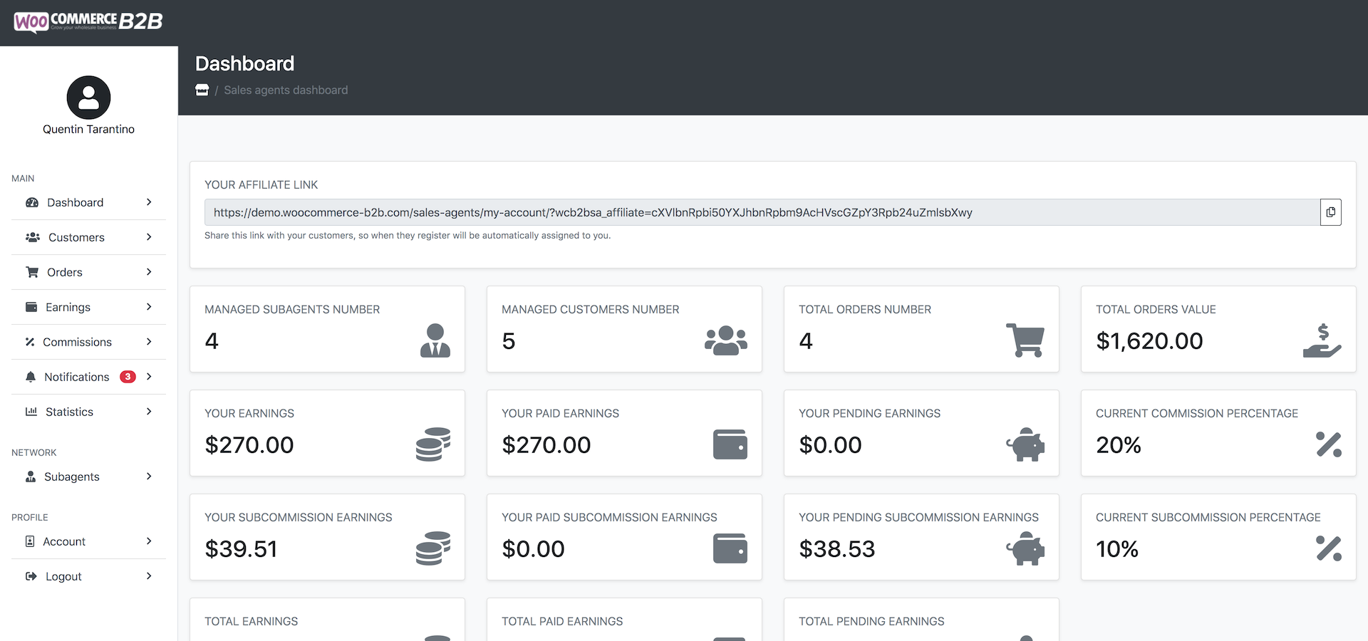 WooCommerce B2B 销售代理源代码