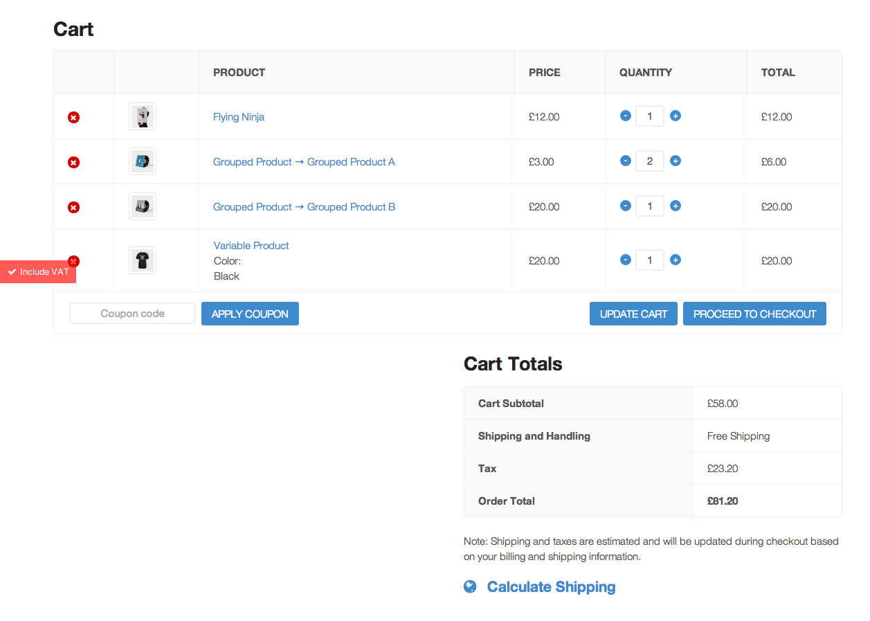 WooCommerce 税收切换源代码