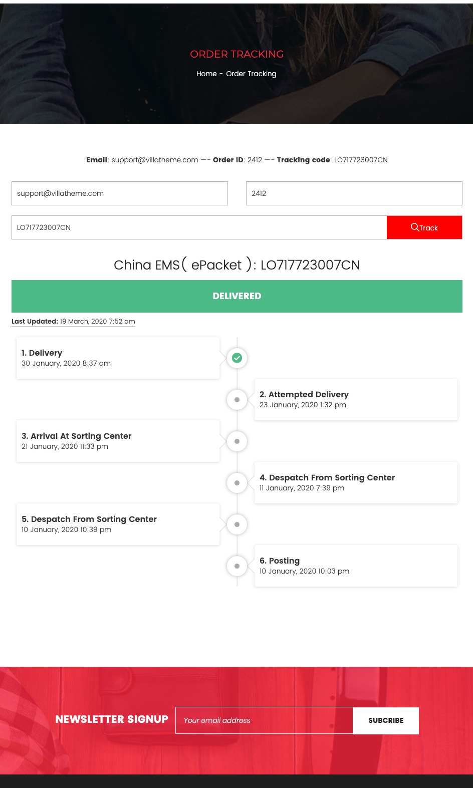 WooCommerce 订单跟踪 – 短信 – PayPal 跟踪自动驾驶仪源代码