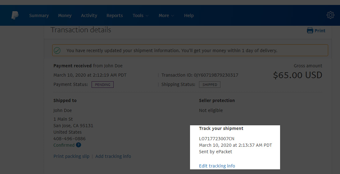 WooCommerce 订单跟踪 – 短信 – PayPal 跟踪自动驾驶仪源代码