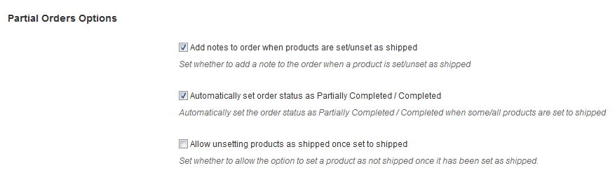 Woocommerce 部分订单源代码