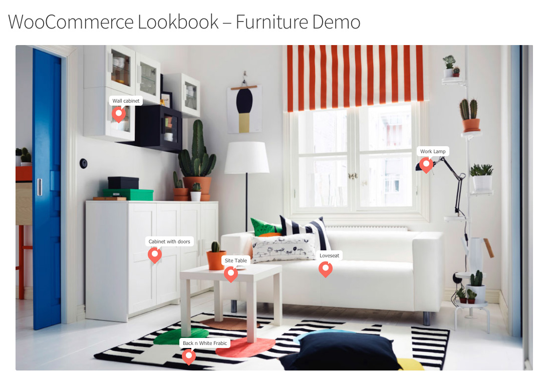 WooCommerce LookBook – Instagram 购物 – 可通过产品标签购物源代码