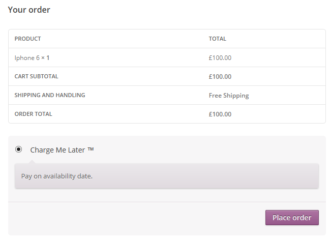 WooCommerce 预购源代码