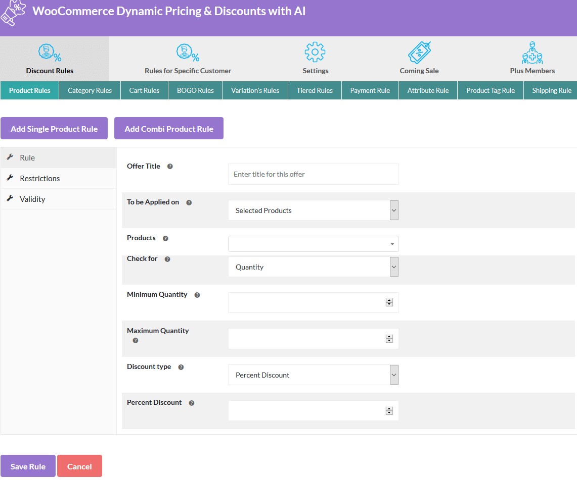 使用 AI 的 WooCommerce 动态定价和折扣源代码