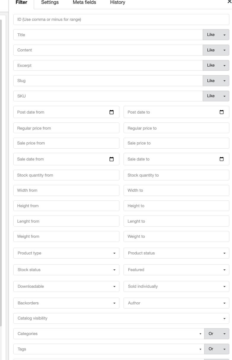 Bulk – WooCommerce 批量编辑产品、订单、优惠券源代码