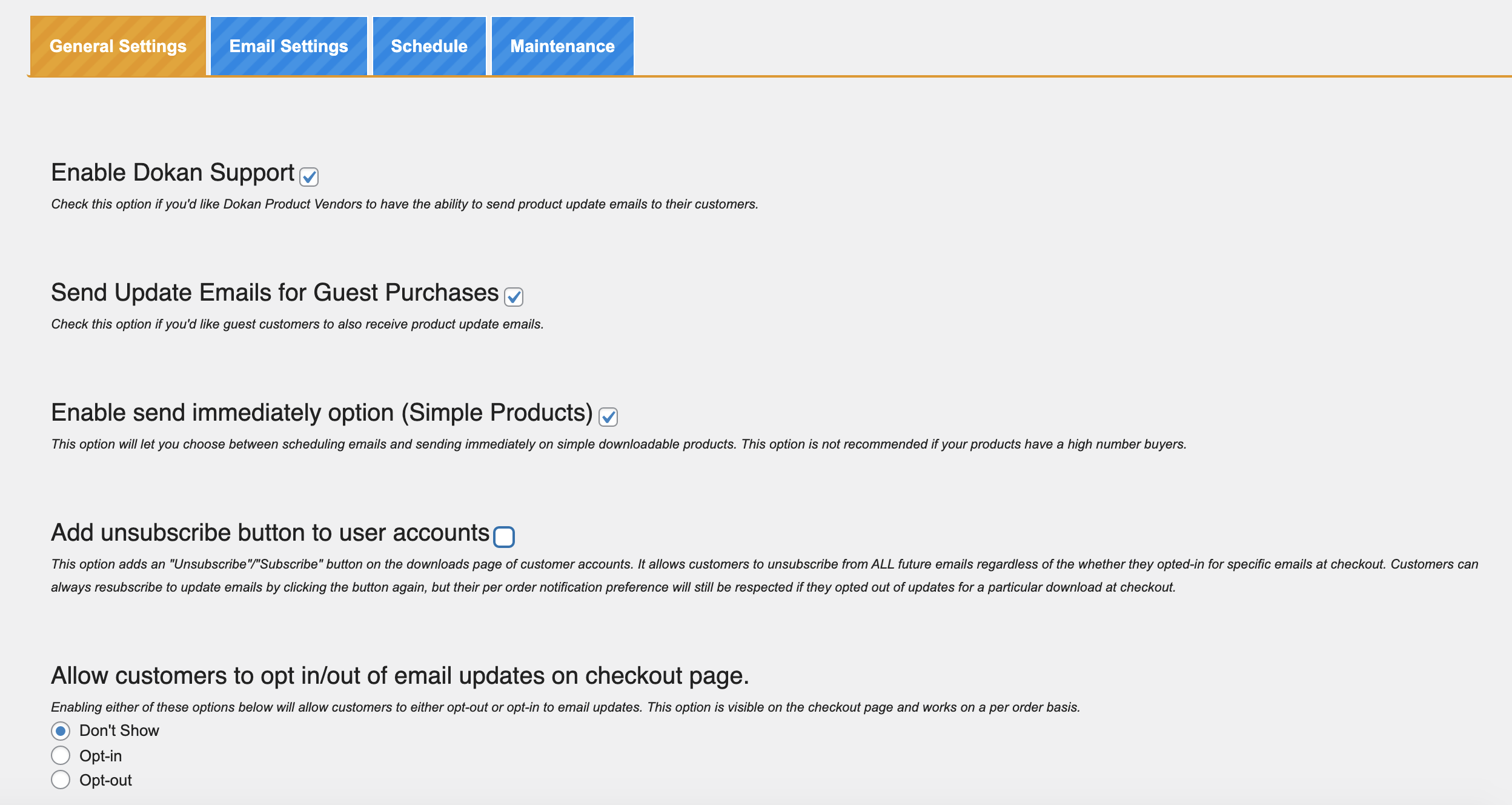 WooCommerce 可下载产品更新电子邮件源代码
