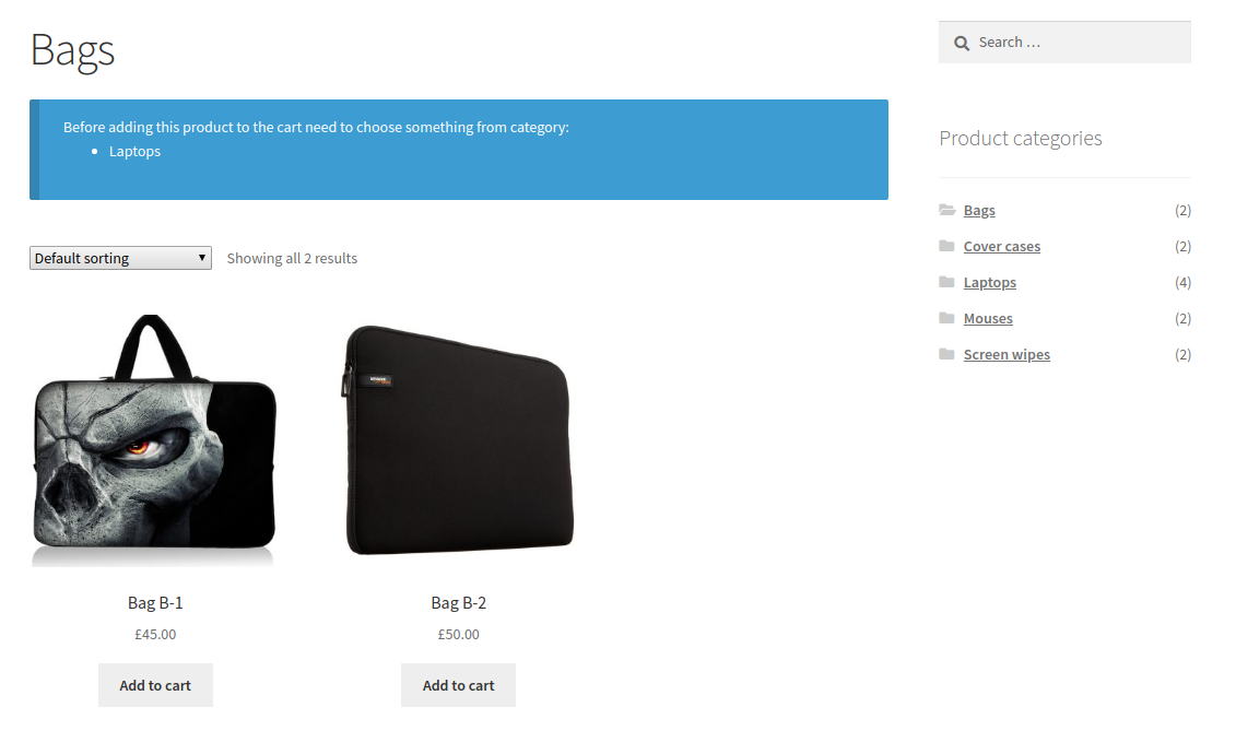 WooCommerce 产品依赖项 – 产品可用性规则源代码