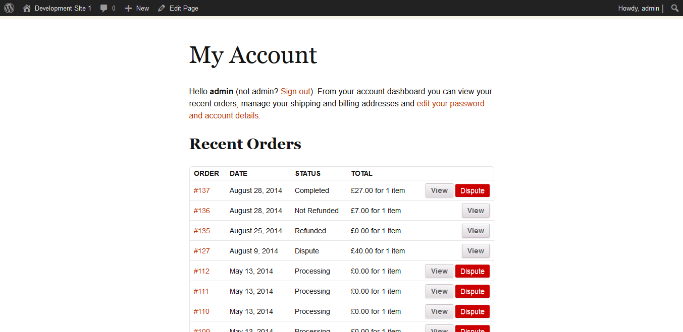 Woocommerce 退款系统源代码