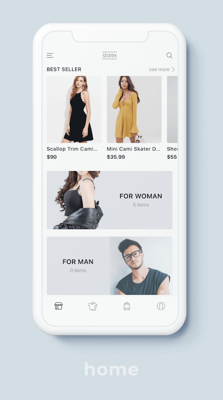 StoreX Pro – React Native 完整的电子商务模板源代码