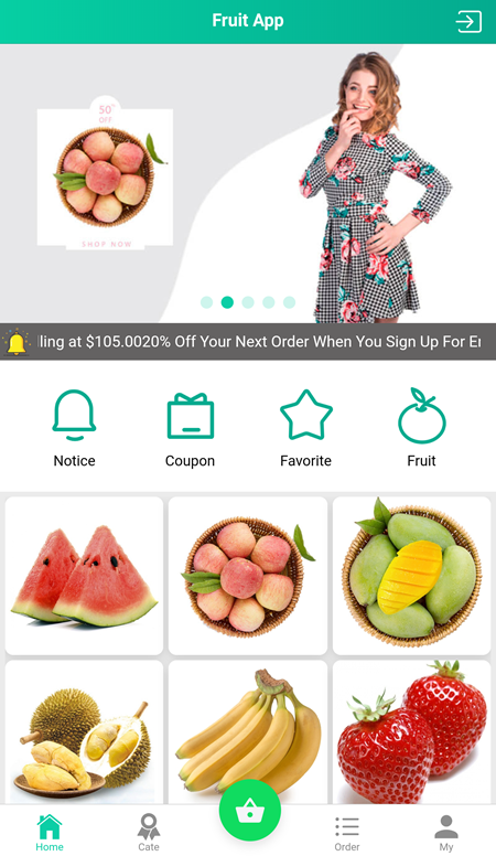 带有 Firebase/Angular 仪表板后端的 Ionic 5 Fruit Full App源代码