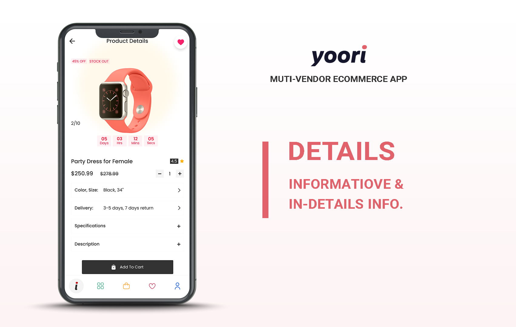 YOORI – 带有管理面板的 Flutter 多供应商电子商务完整应用程序源代码