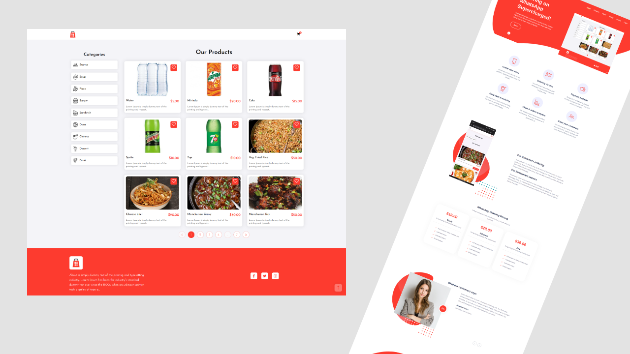 Restro – SaaS WhatsApp 在线订餐系统 多家餐厅源代码