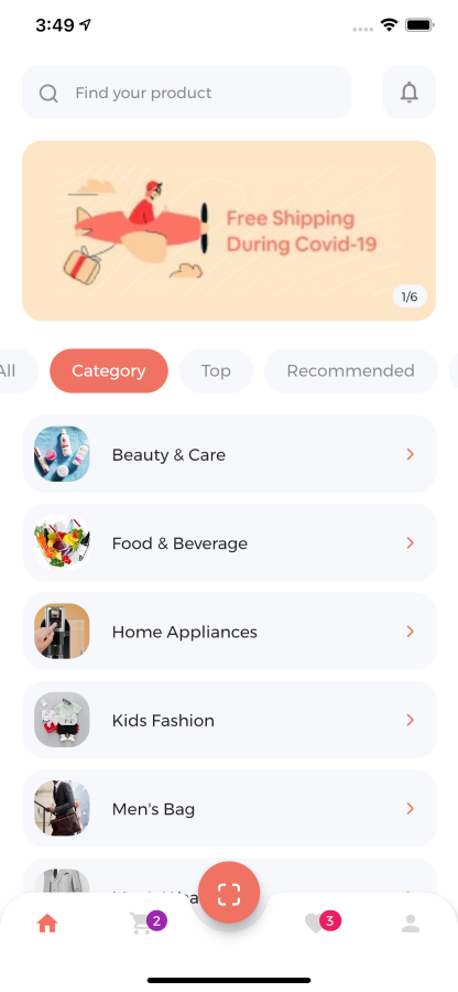 MSHOPPING-#1MALL购物完整的Flutter V3X应用程序| 电子商务| 多供应商| 管理面板| getx源代码