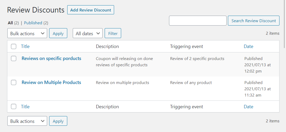 Revio – WooCommerce 折扣评论源代码