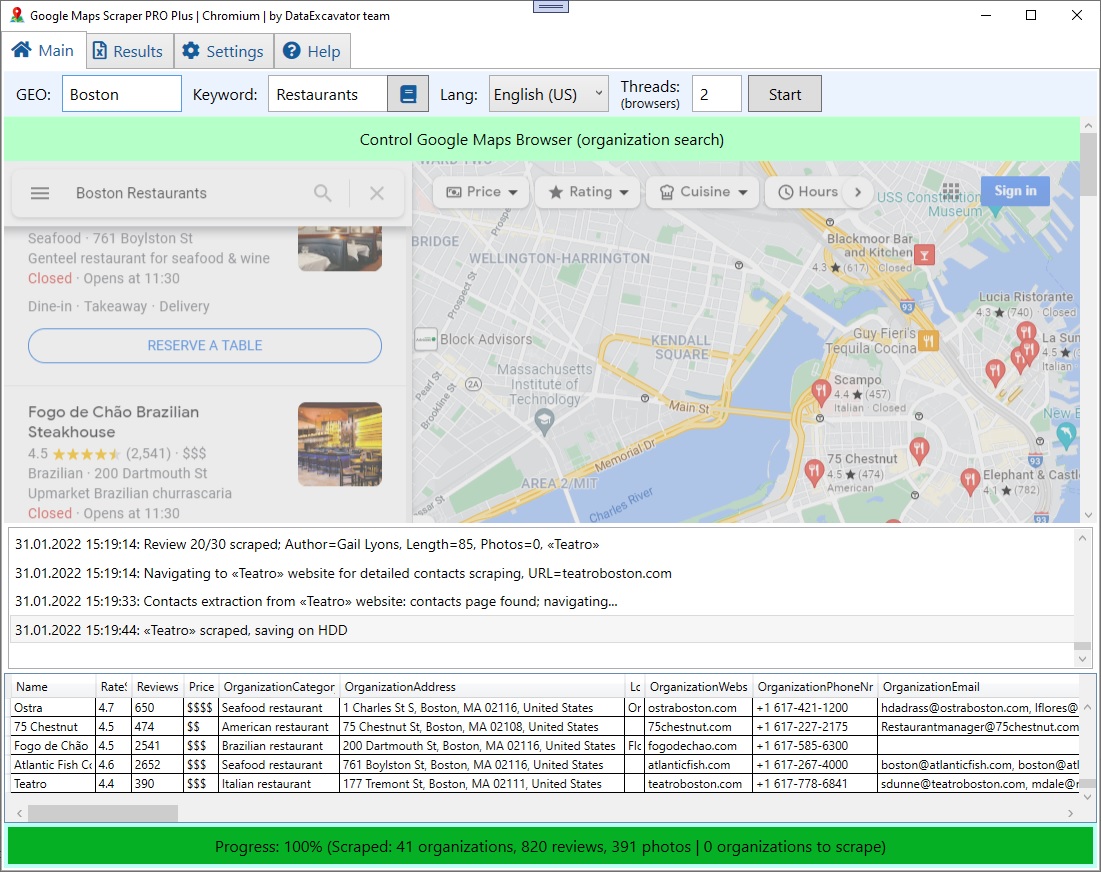 Google Maps Data Scraper PRO plus源代码