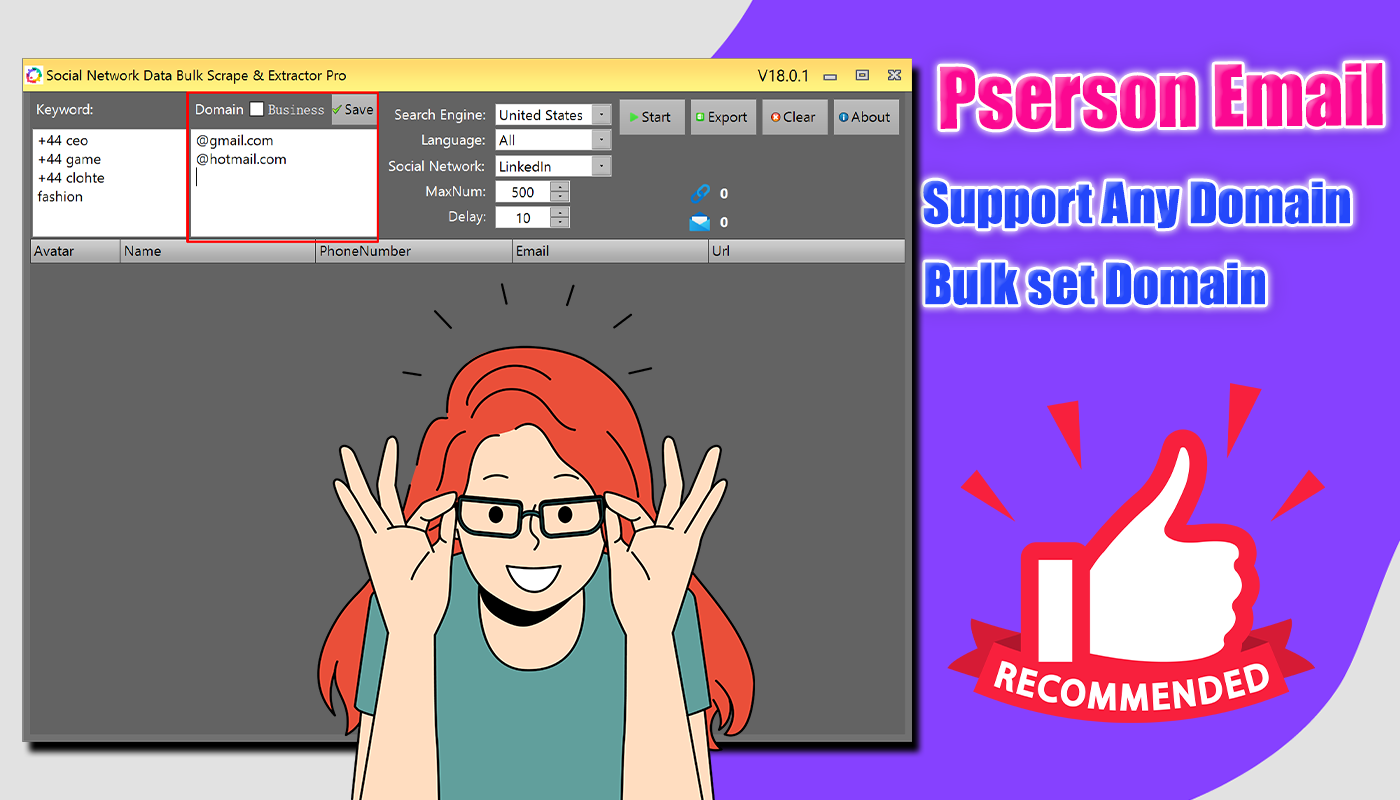社交网络数据 Bulk Scrape & Extractor Pro源代码