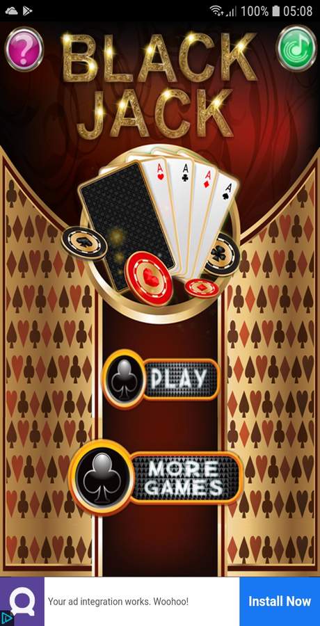 BLACKJACK 21 V2(Facebook 广告 + Android Studio)源代码