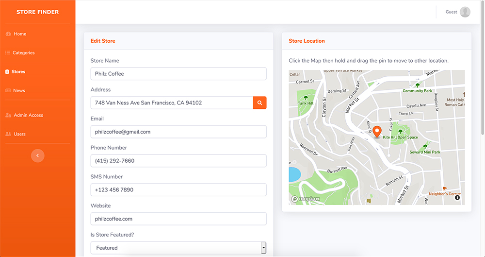 Store Finder 完整版 iOS 应用程序 v2.2源代码