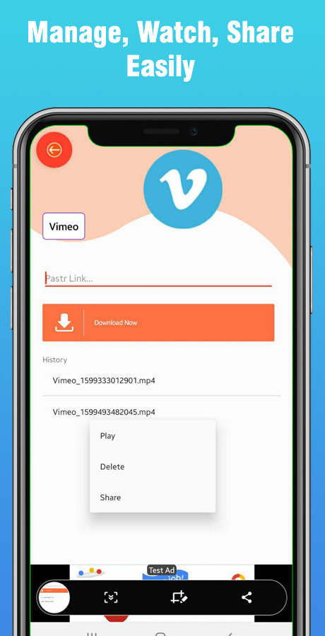 Total Video Downloader without Watermark Status Saver App + video downloader browser (100+ sources)源代码