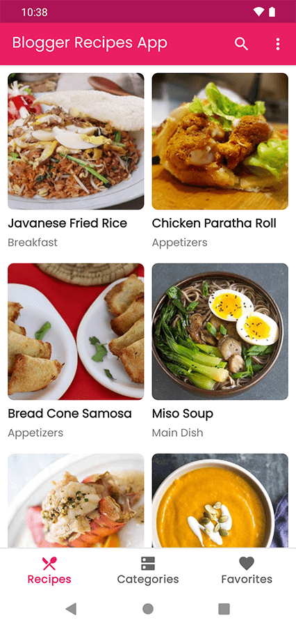 Blogger 食谱应用程序 – Blogger API v3源代码