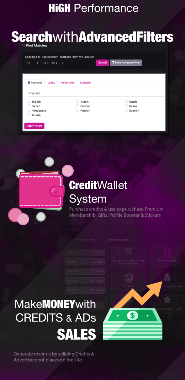 Loveria – Laravel PHP 约会脚本源代码