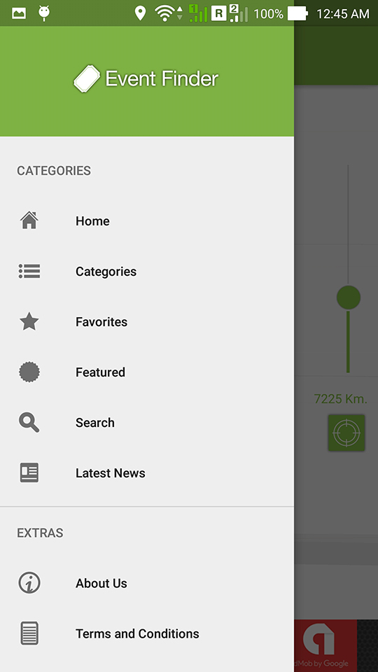 事件查找器完整的 Android 应用程序 v1.8源代码