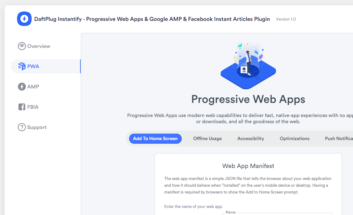 Instantify – PWA & Google AMP & Instant Articles for WordPress源代码