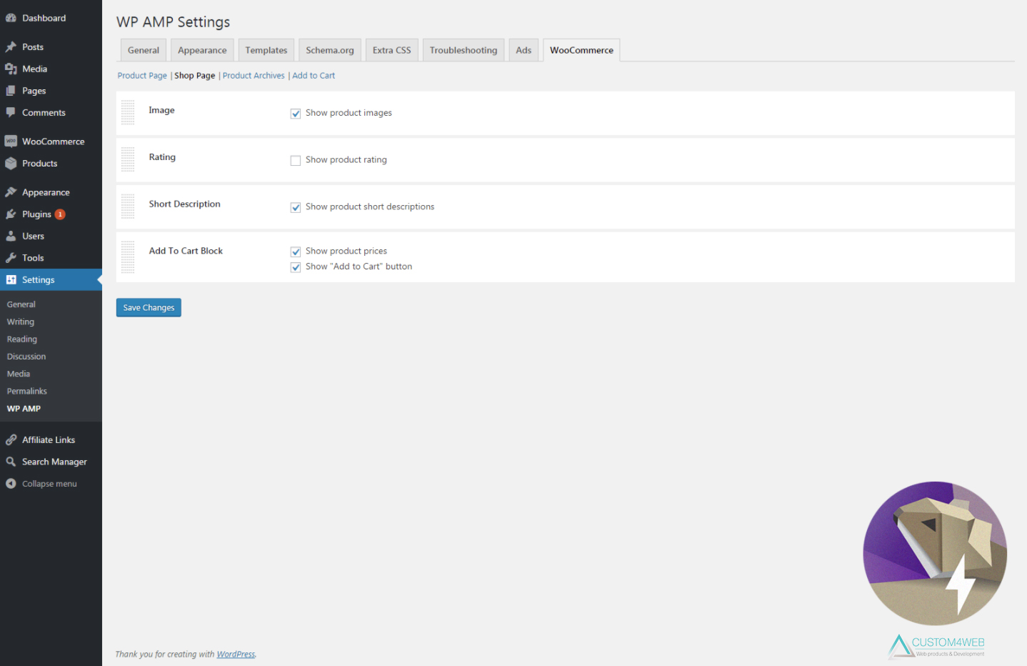 WP AMP — 用于 WordPress 和 WooCommerce 的加速移动页面源代码