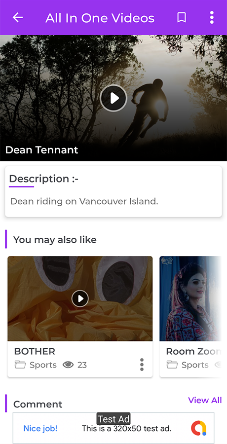 Android 多合一视频应用程序(DailyMotion、Vimeo、Youtube、服务器视频、带有 GDPR 的 Admob)源代码