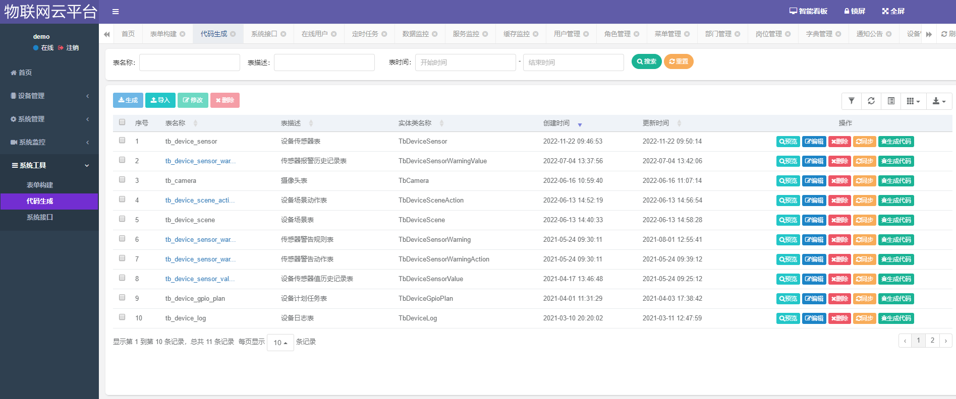 5e415ee8b9414ba99941bc02c009fb10noop.image_ 基于springboot框架物联网云平台源码/Modbus/视频 物联网智能看板