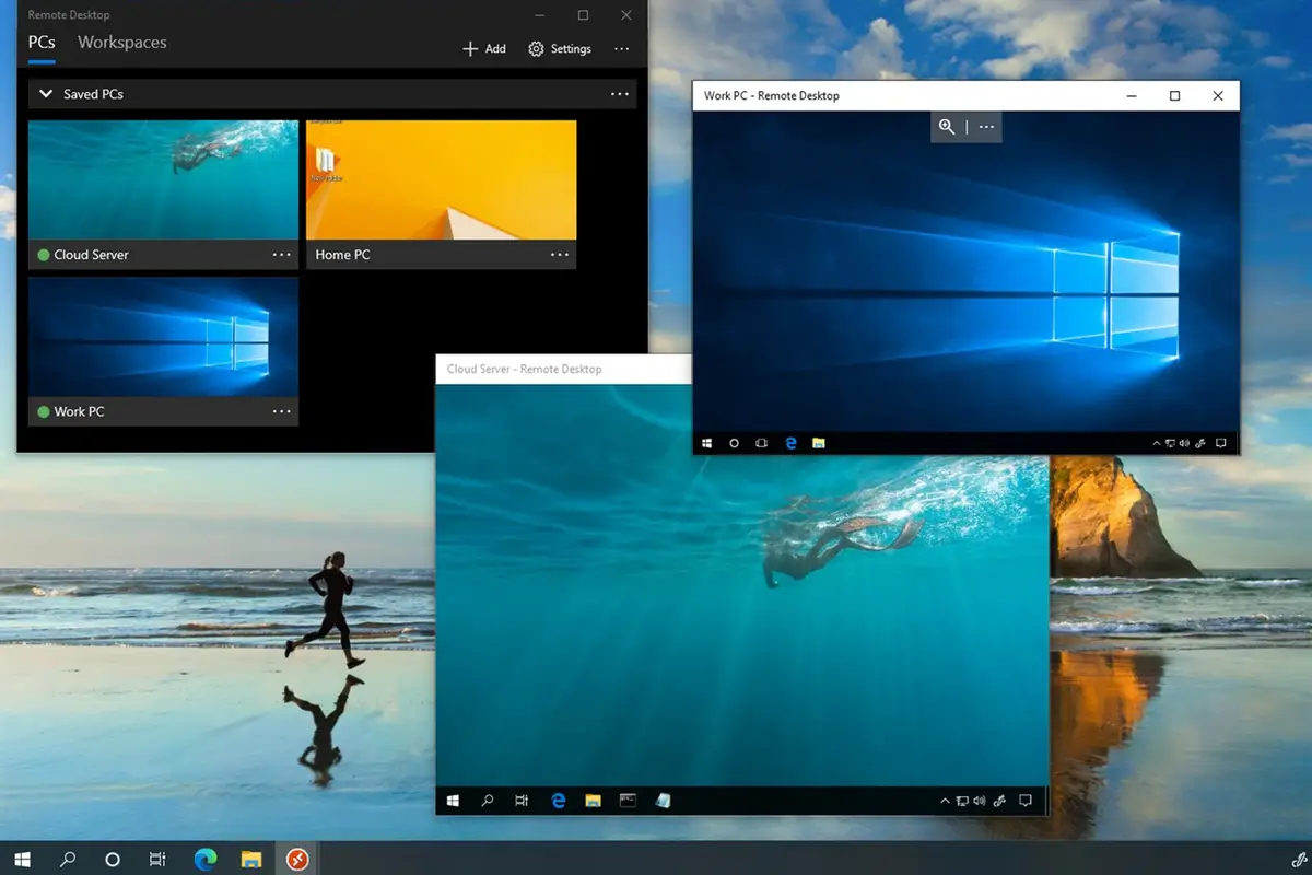 Windows 10 的远程桌面选项说明源代码