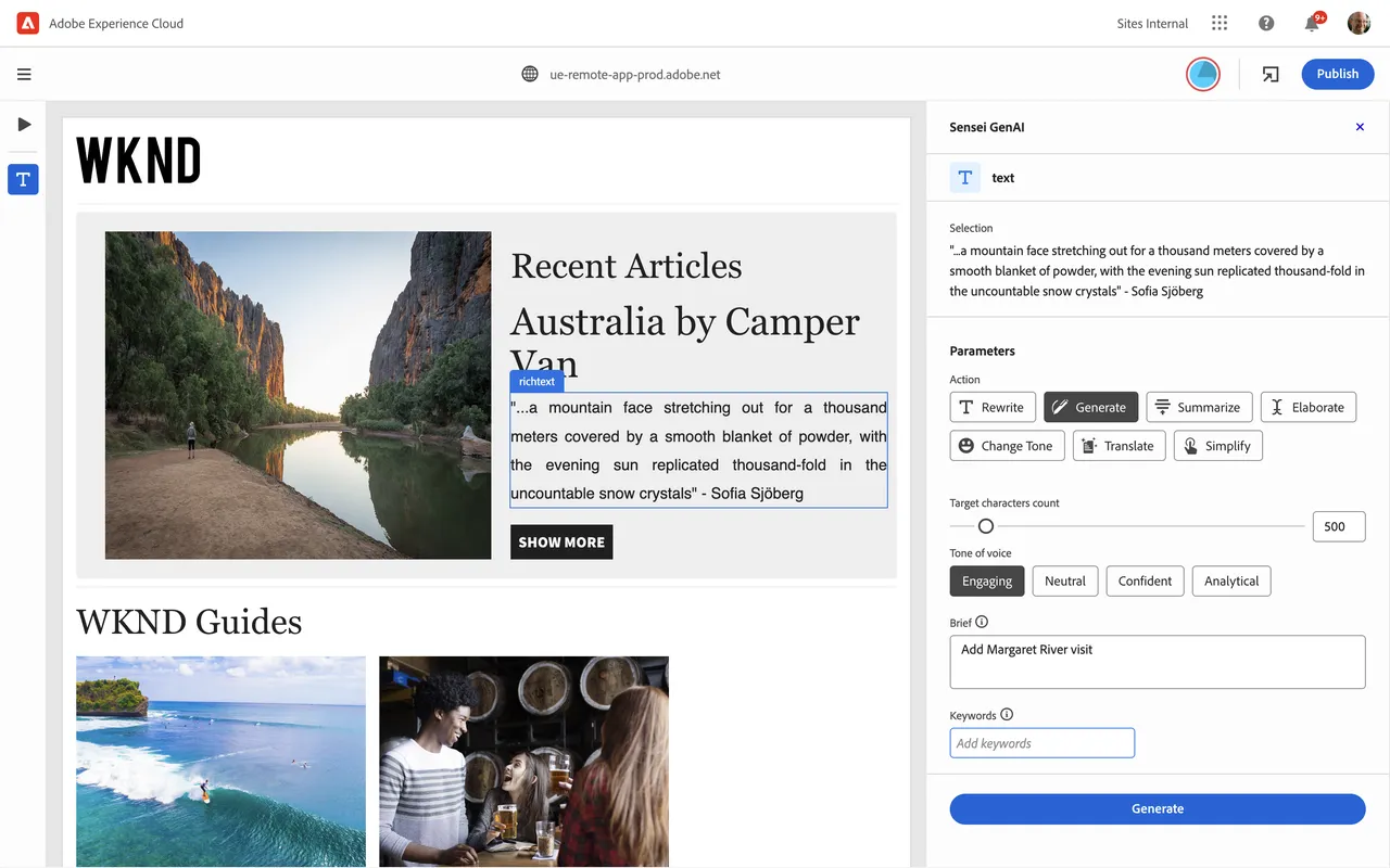 Adobe 的客户体验产品正在获得生成式 AI 升级